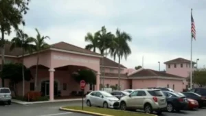 Le Broward Transitional Center, un centre de détention de l’Immigration and Customs Enforcement (ICE) situé à Deerfield Beach. ( photo publiée par Miami Herald)