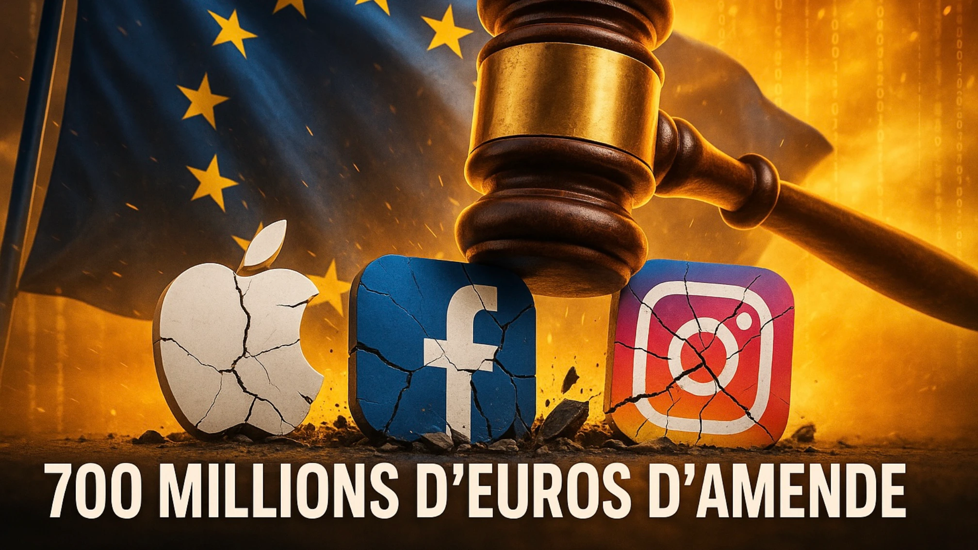 700 millions d’euros d’amende : Apple et Meta sanctionnées par la justice européenne