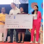 Naïchka Léonard a reçu un million de gourdes grâce à son projet Agrimodess.