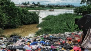 La pollution plastique endommage les écosystèmes, pollue les océans et les rivières, menace la biodiversitéImage : Matrix Images/Israel Ophori/IMAGO