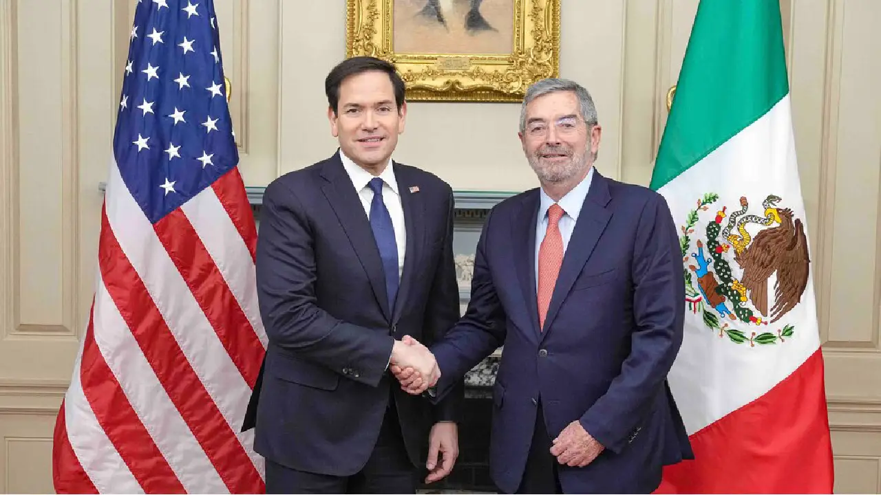 Marco Rubio y Juan Ramón de la Fuente. Photo Molly Riley/The White House