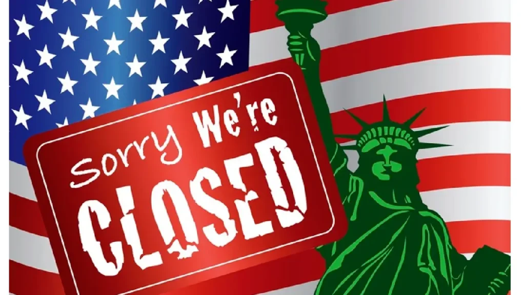 Le shutdown aux USA va provoquer l'arrêt de centaines de milliers de fonctionnaires et provoquer des impacts dans le secteur du voyage - Depositphotos @jpldesigns