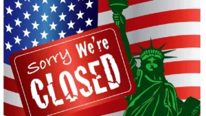 Le shutdown aux USA va provoquer l'arrêt de centaines de milliers de fonctionnaires et provoquer des impacts dans le secteur du voyage - Depositphotos @jpldesigns