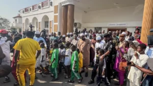 Les enfants, âgés de 4 à 10 ans, avaient été enlevés au cours du mois de novembre. - C. Bamaiyi/AFP