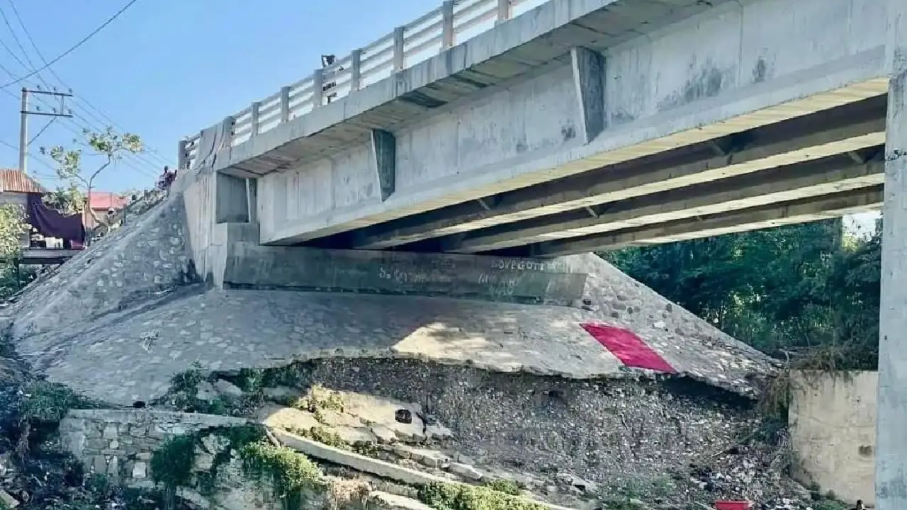 Pont des Trois Rivières, dans le département du Nord-Ouest. (Photo publiée par le MTPTC sur son compte Facebook)