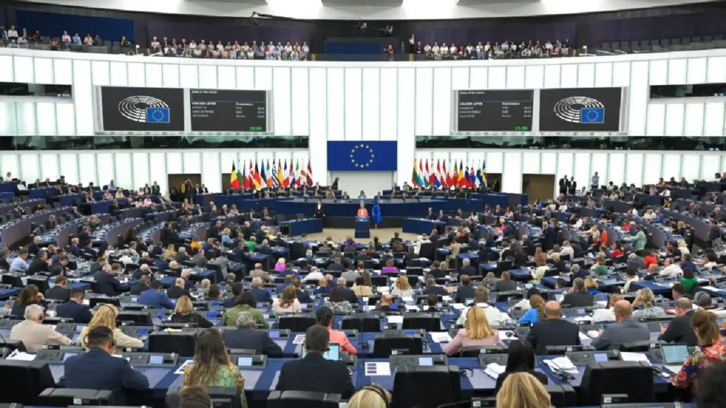 Les eurodéputés ont suspendu l'accord commercial avec les États-Unis - Crédits : Christophe Licoppe / Commission européenne