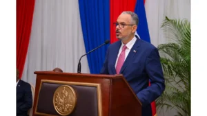 Le premier ministre haïtien, Alix Didier Fils-Aimé.