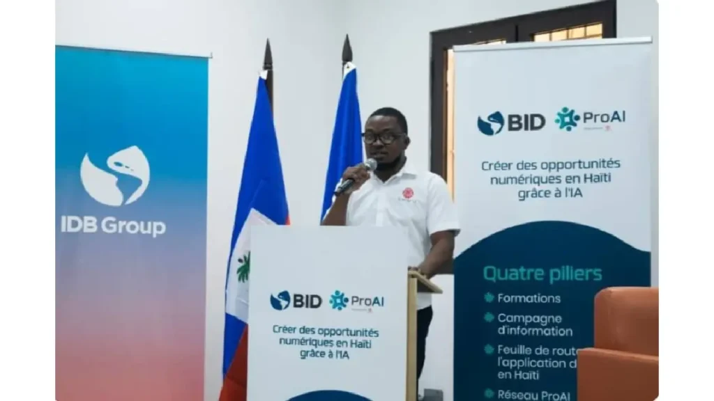 Bloody Bordenav, responsable de projet à Banj. Photo publiée par @nouvelliste