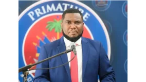 Antoine Jean Simon Fénélon, directeur de la Direction de l’Immigration et de l’Émigration (DIE) . Photo publiée par @PrimatureHT