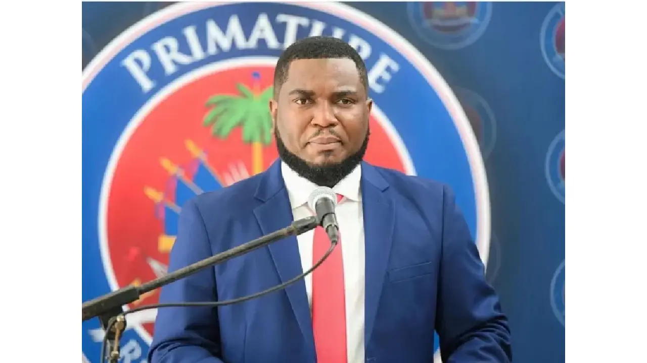 Antoine Jean Simon Fénélon, directeur de la Direction de l’Immigration et de l’Émigration (DIE) . Photo publiée par @PrimatureHT