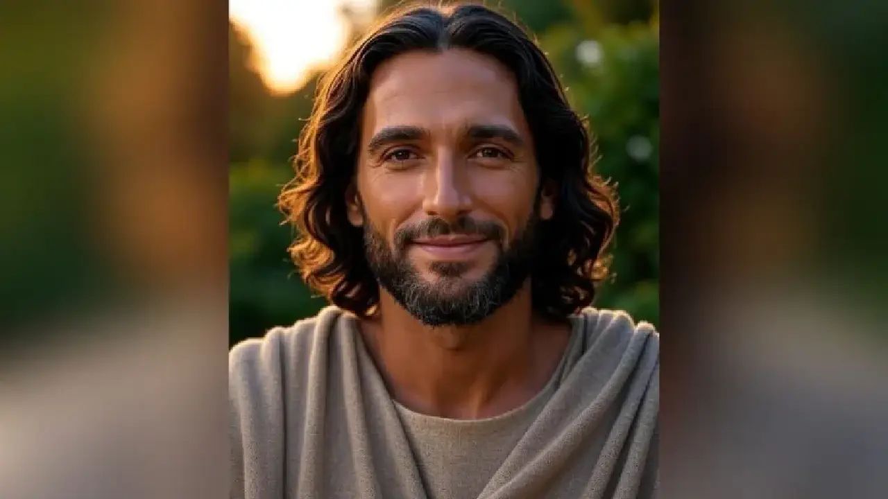 Jonathan Roumie, qui incarne le Christ dans la série The Chosen, est l’image qui apparaît lorsque vous lancez l’appel. Photo publiée par @AP.