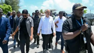 PM Alix Didier Fils-Aimé en visite dans le Grand Sud. Photo publiée par @PrimatureHT