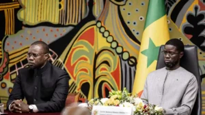 Le président Faye avait nommé Sonko Premier ministre le 2 avril 2024. Photo publiée par TRT FRANCAIS.