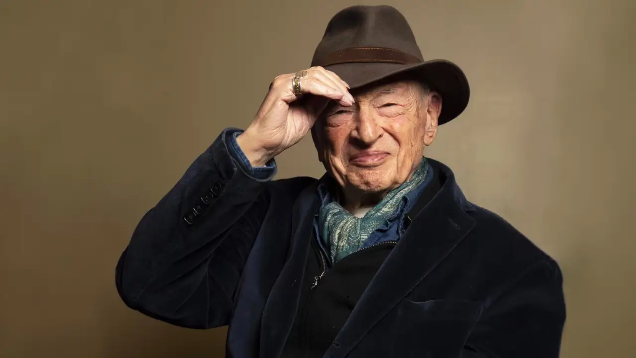 Edgar Morin, en 2023. — ©OLIVIER DION/LH/OPALE.PHOTO / KEYSTONE