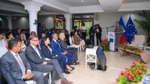 Le premier ministre appelle à un partenariat public-privé renforcé au service du développement d'Haïti. @PrimatureHT.