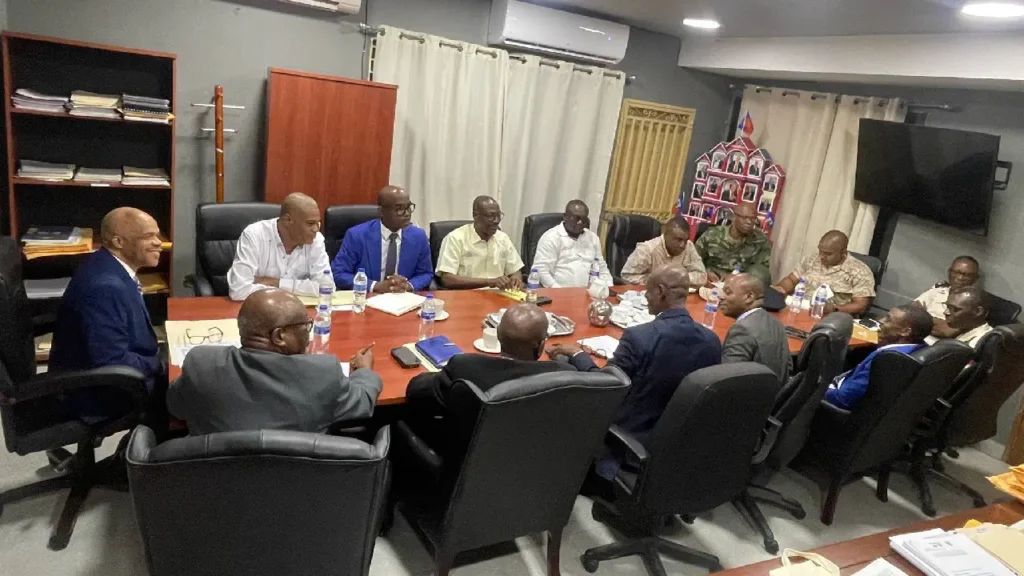Photo publiée sur la page Facebook MENFP HAITI Officiel.