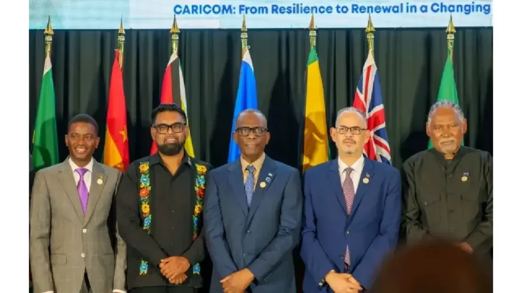 51è sommet de la Communauté des Caraïbes (CARICOM). Photo publiée sur la page X de la Primature haïtienne.