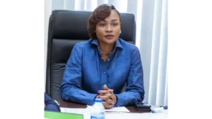Lovely François, Directrice générale de l’Office National d’Assurance-Vieillesse (ONA). Crédit photo : @FrancoisLo05