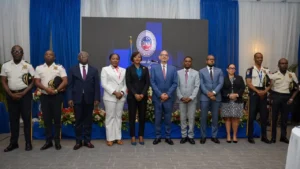 Cent jours d’action. Une nouvelle vision pour l’ONA. Photo publiée par la Primature Haitienne.