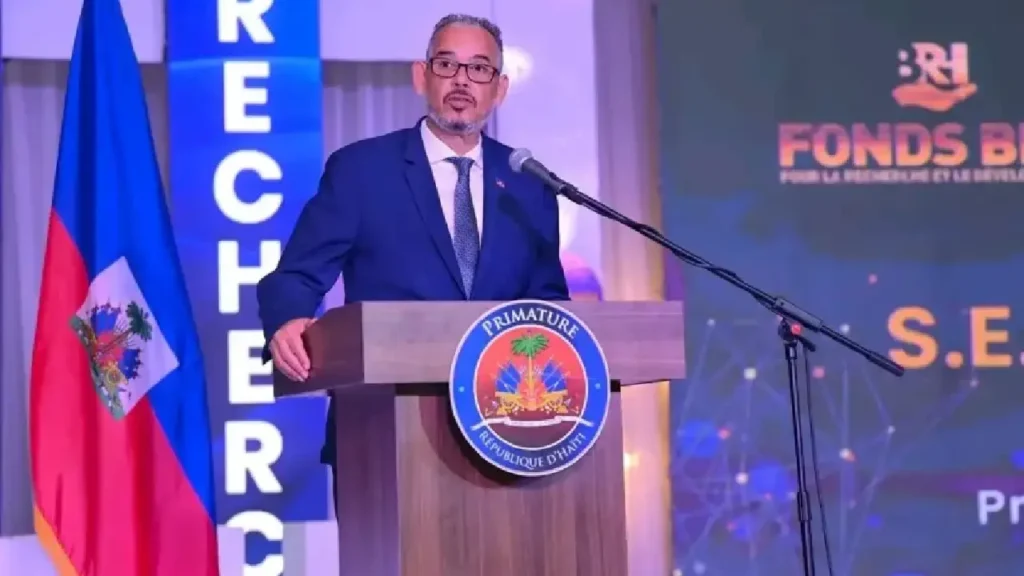 Alix Didier Fils-Aimé, premier ministre haïtien. 