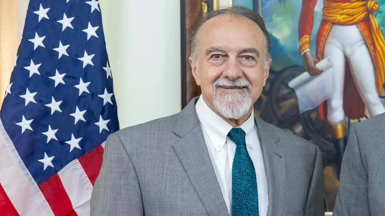 Le chargé d'affaires Henry Wooster. Photo publiée par Le Nouvelliste.